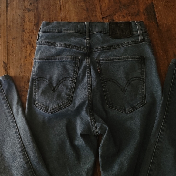 Levi's Mile High Super Skinny Filiforme Altitude Sz26 - Picture 9 of 11